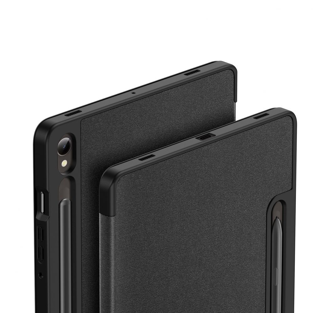 Чехол на заднюю панель Dux Ducis - Dux Ducis Domo Samsung Galaxy Tab S9 FE case with stand - black
