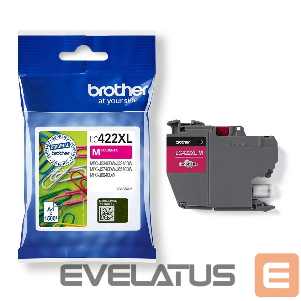 Printer accessories Brother LC422XLM Ink Cartridge, Magenta
