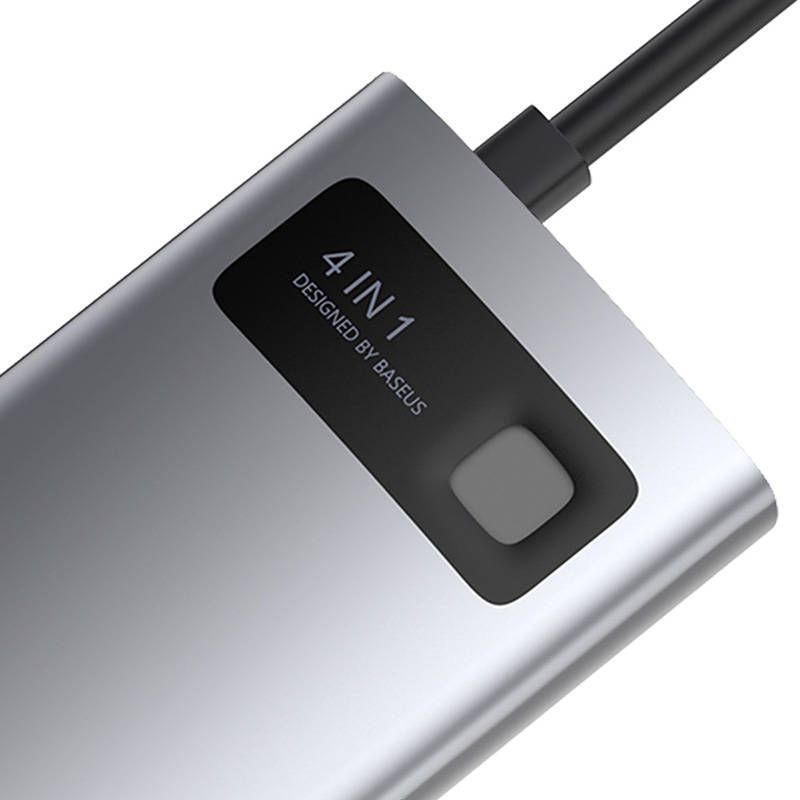 Muud kaubad Baseus Hub 4in1 Baseus Metal Gleam Series, USB-C to USB 3.0 + USB 2.0 + HDMI + USB-C PD