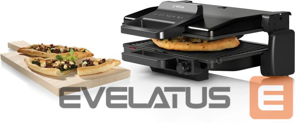 Table grill Bosch | TCG3323 | Contact grill | 2000 W | Black