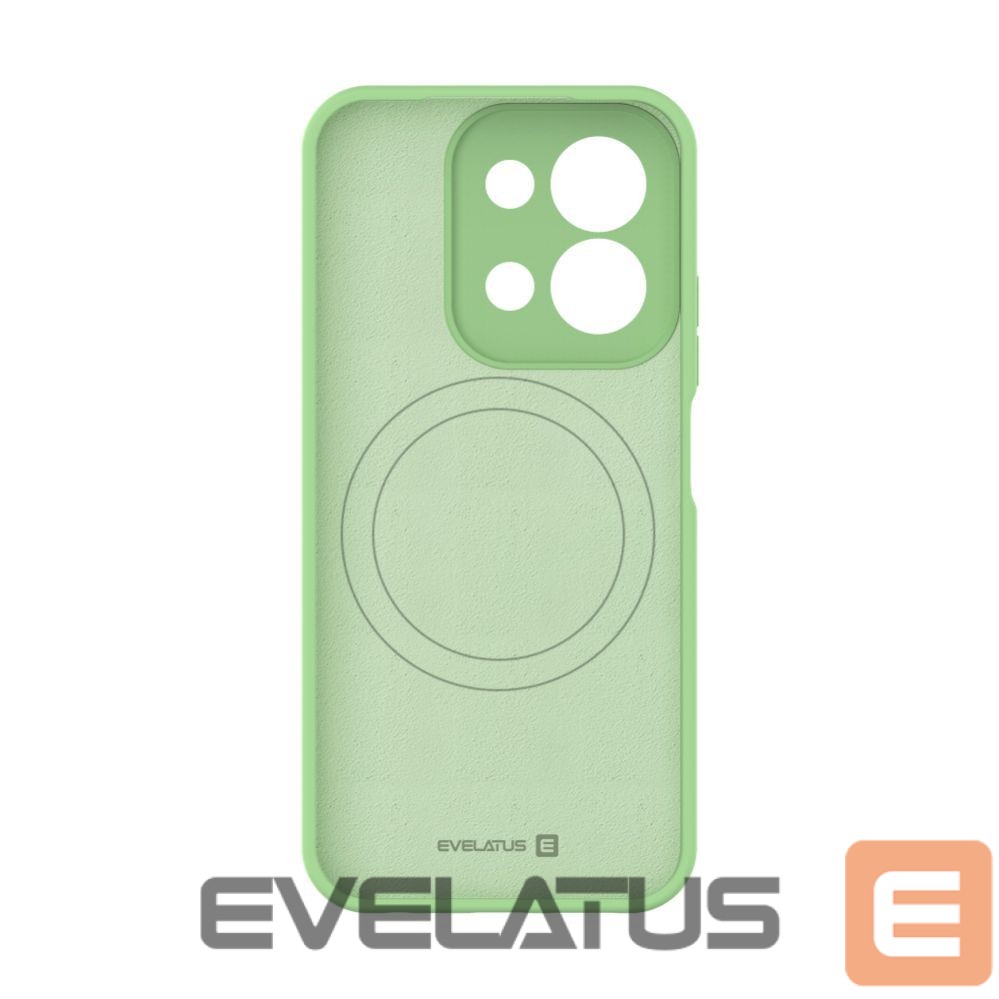 Tagakaaned Evelatus Xiaomi Redmi 15C 4G/5G Premium Magnetic Soft Touch Silicone Case Mint Green