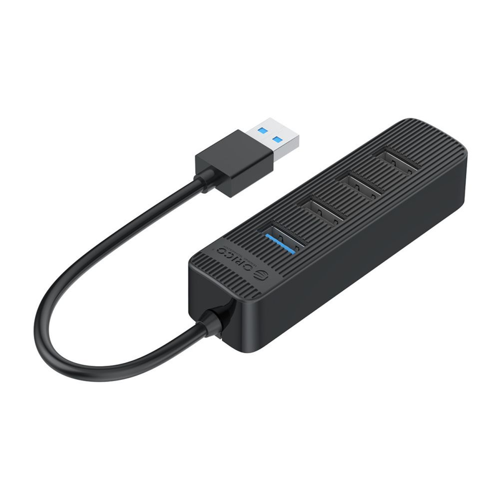 Üleminek Orico Orico TWU32-4A USB-A 3.1 hub / 1x USB-A 3.1 + 3x USB-A 2.0 + USB-C 5V/3A - black