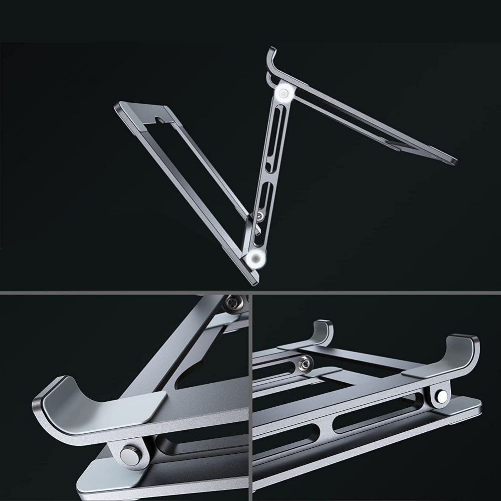 Other Computer Accessory Tech-Protect Tech-Protect ULS400 universal foldable stand for laptops up to 17" - silver