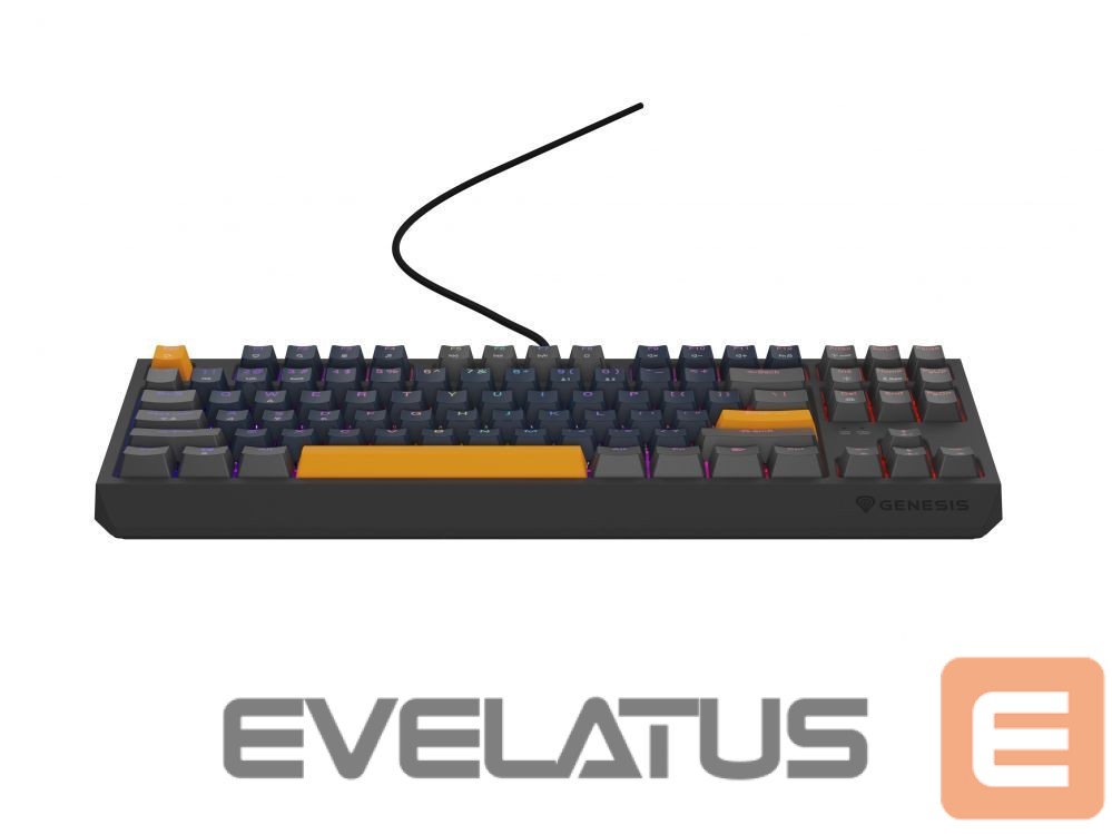 Computer keyboard Genesis THOR 230 | Mechanical Gaming Keyboard | Wired | US | Naval Blue Positive | USB Type-A | Outemu Panda