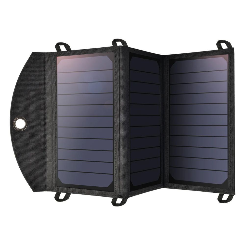 Laadija Choetech Choetech SC001 solar foldable charger 19W 2x USB-A - black