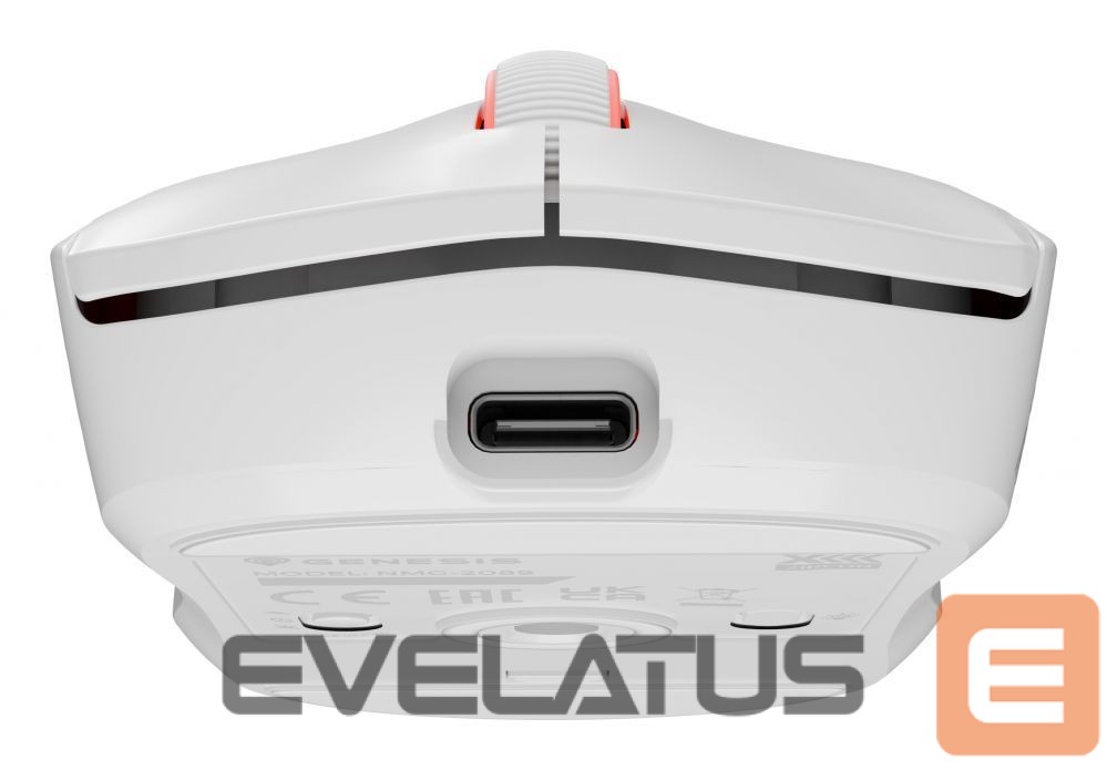 Computer mouse Genesis Zircon XIII Custom | Wireless | Gaming Mouse | 2.4 GHz, USB | White