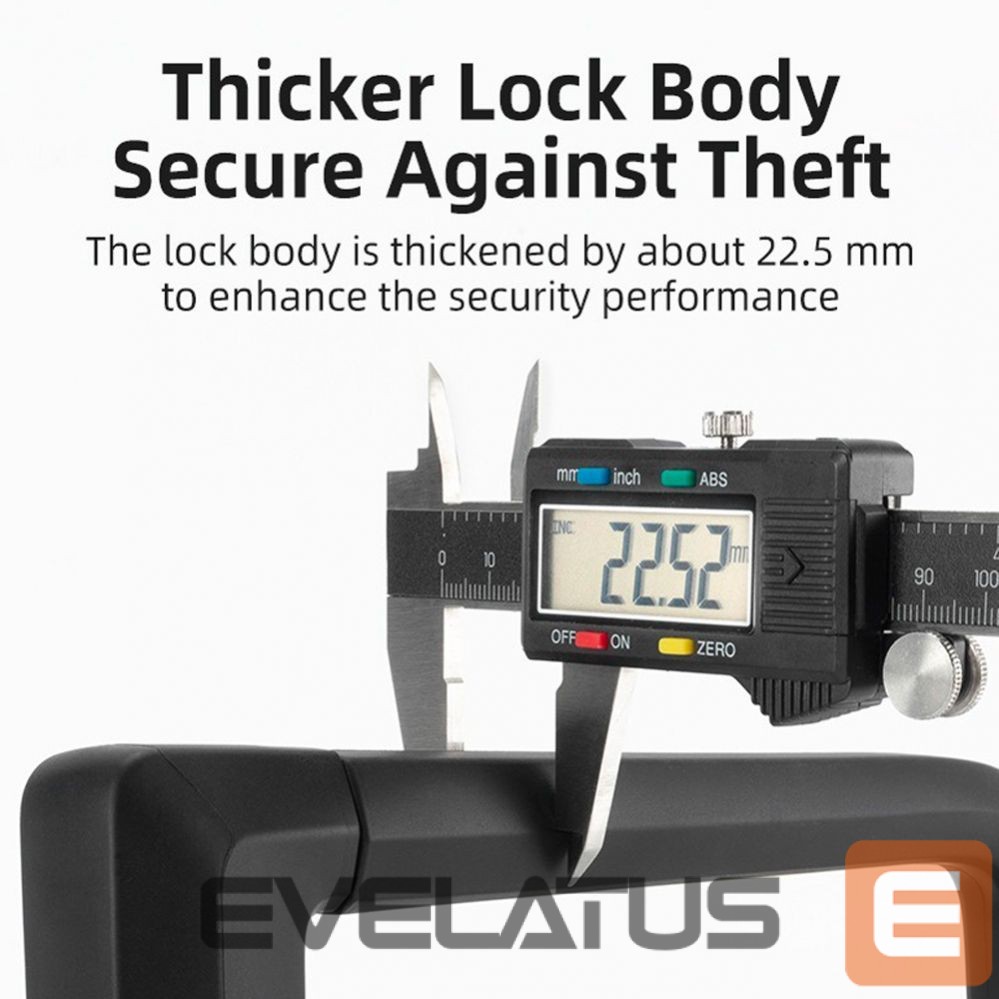 Jalgratta tarvik Rockbros Rockbros RKS626-BK U-lock Bike Lock - Black