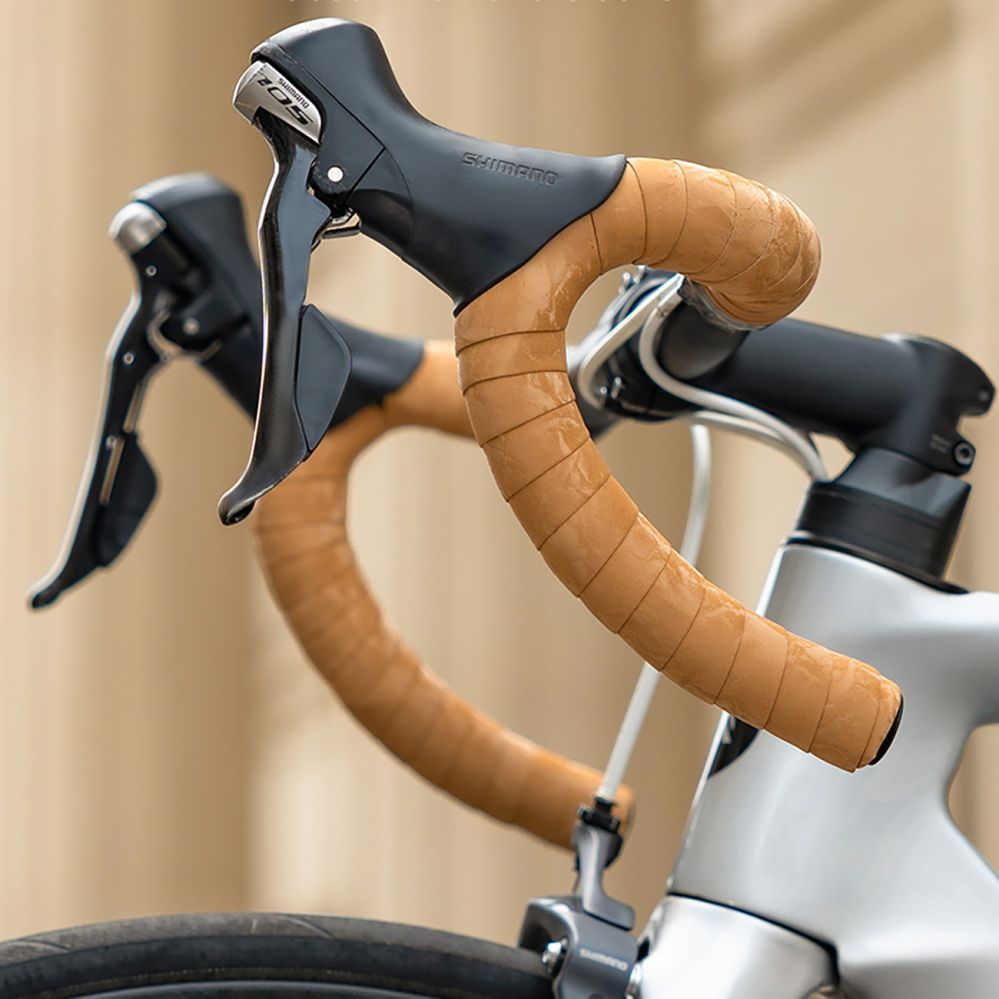 Jalgratta tarvik Rockbros Rockbros EVA Handlebar Tape "Shark" Pattern - Black