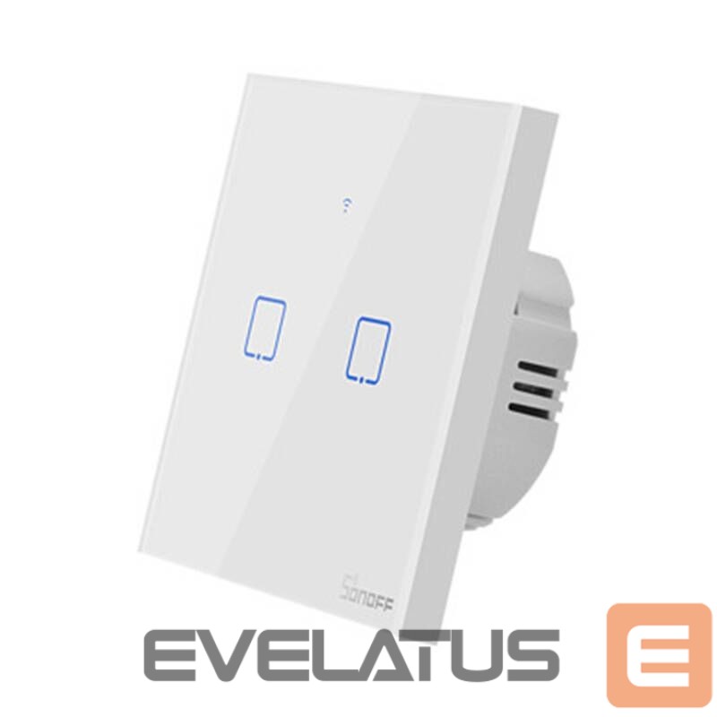 Smart device Sonoff Smart Switch WiFi + RF 433 Sonoff T1 EU TX (2-channel)