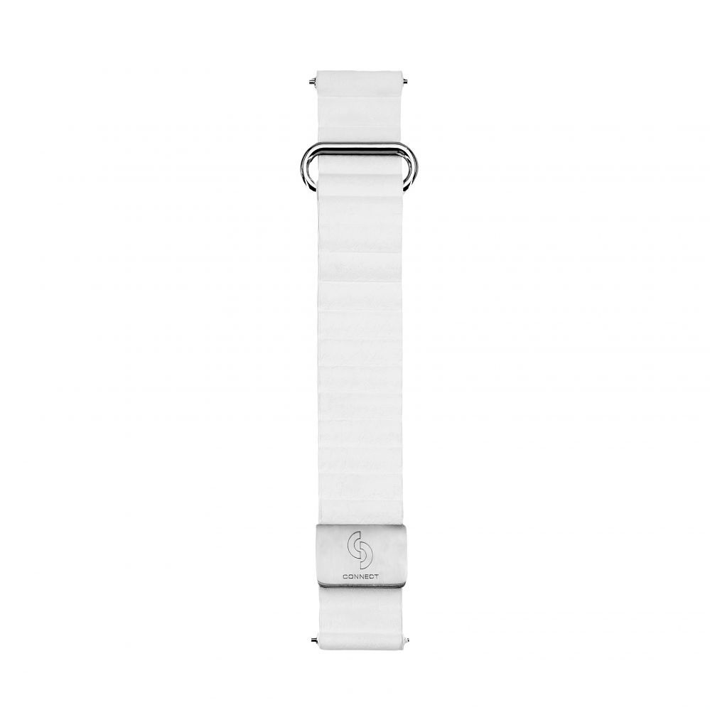 Rihm Connect 22mm Cortical back buckle magnetic suction Watch Straps (130mm M/L) White