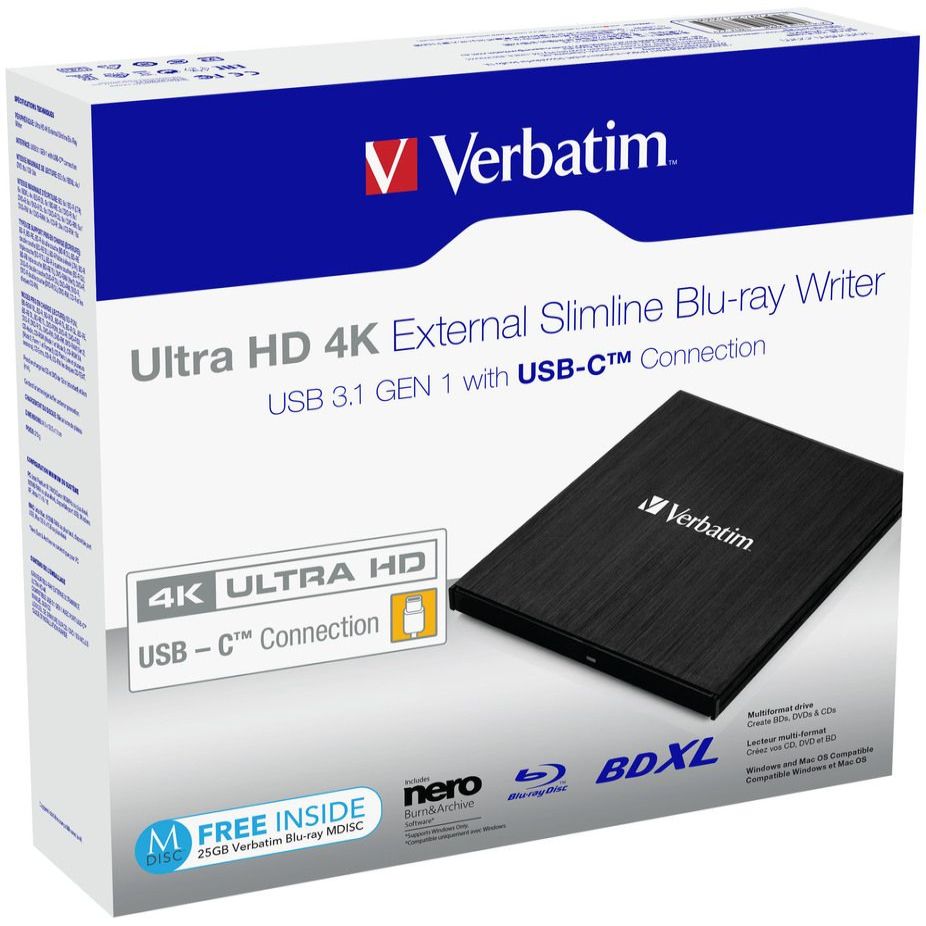 Computer components Verbatim VERBATIM 43888 Verbatim Ultra HD 4K Exte