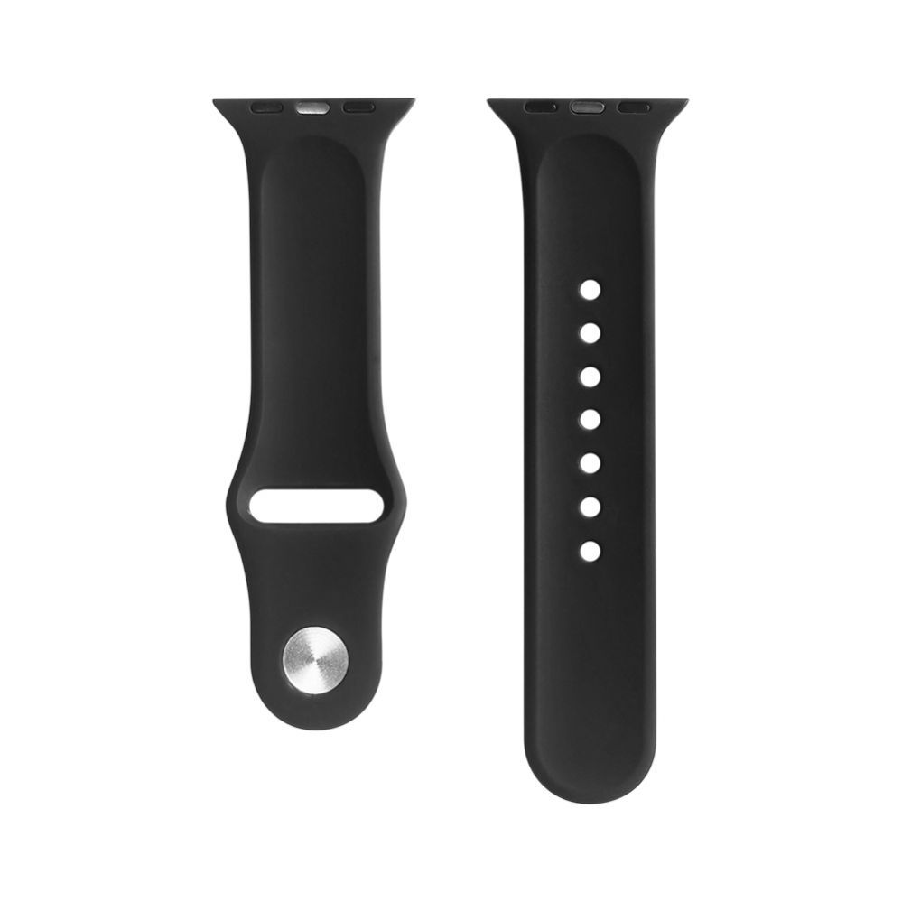 Strap Evelatus Evelatus Apple Watch 42/44/45mm Silicone Loop Watch Straps (140mm M/L) Black