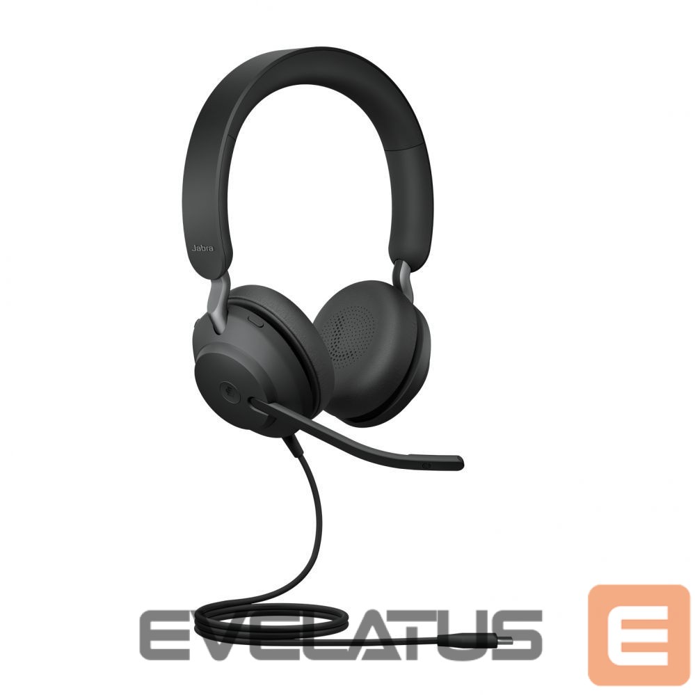 Wireless headphones Jabra Jabra Evolve2 40 SE UC, Stereo, No Stand, USB-C
