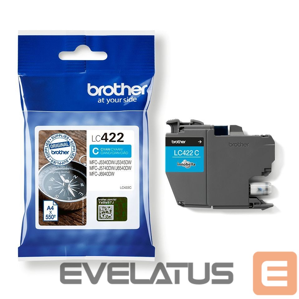 Printer accessories Brother LC422C Ink Cartridge, Cyan