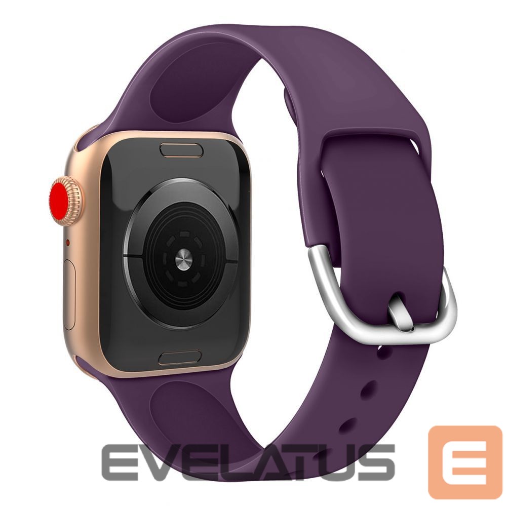 Rihm Hurtel Silicone Strap APS for Apple Watch 38/40/41mm Strap Watch Bracelet - Black