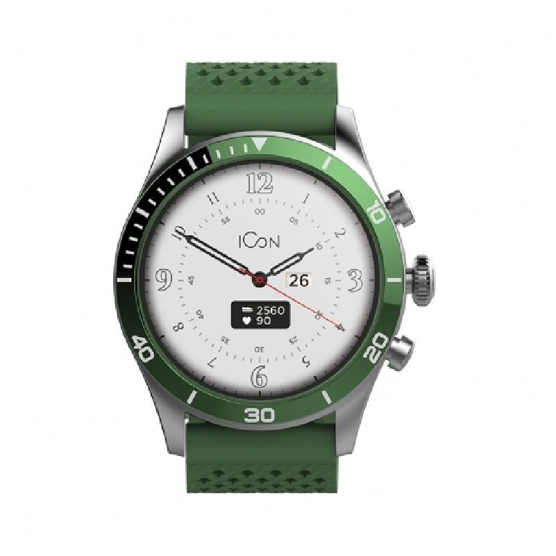 Viedpulksteni Forever Smartwatch AMOLED ICON AW-100 Green