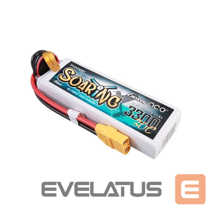 Server - Other Accessories Gens ace Gens ace G-Tech Soaring 3300mAh 14.8V 30C 4S1P Lipo Battery