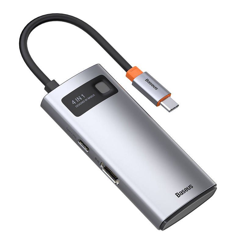 Muud kaubad Baseus Hub 4in1 Baseus Metal Gleam Series, USB-C to USB 3.0 + USB 2.0 + HDMI + USB-C PD