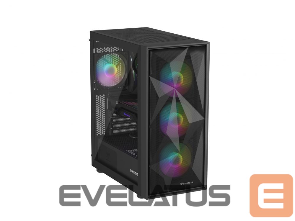 Computer components Natec NATEC Genesis PC Case Diaxid 605 black