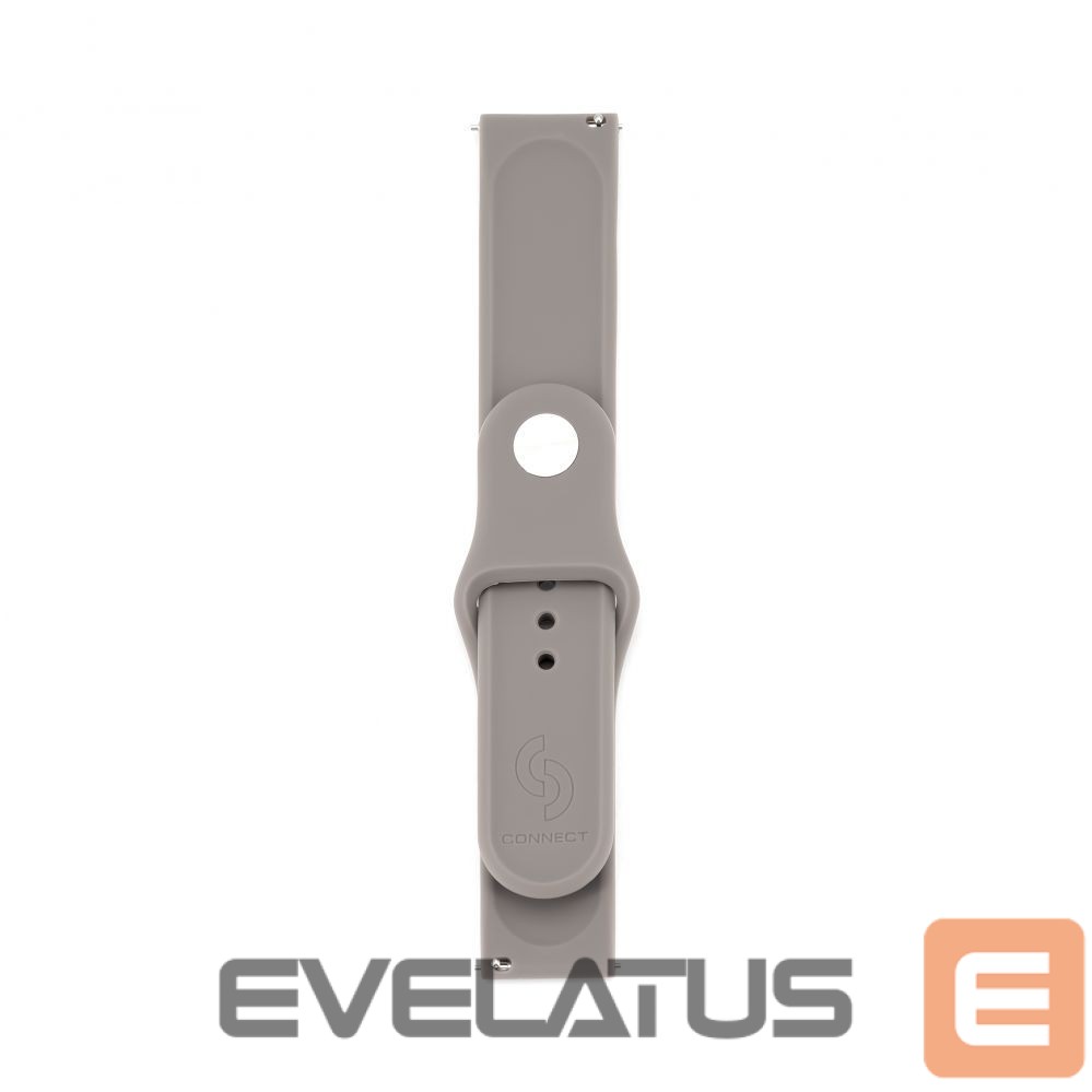 Dirželis Connect 22mm Silicone Loop Watch Strap (S/M 110mm) Gray