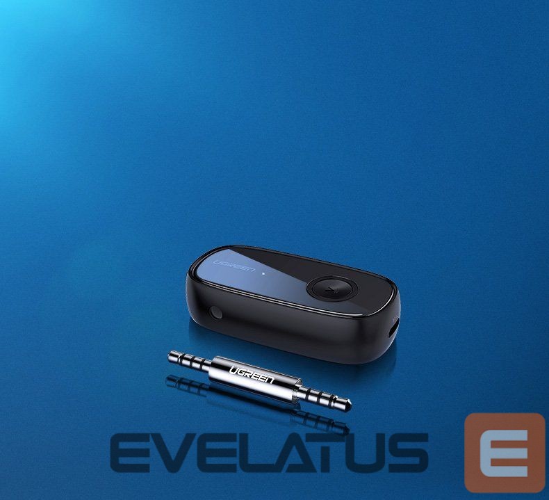 Kõrvaklapid Ugreen Ugreen Bluetooth 5.0 audio receiver AUX aptX, aptX LL mini headphone jack black (70304)