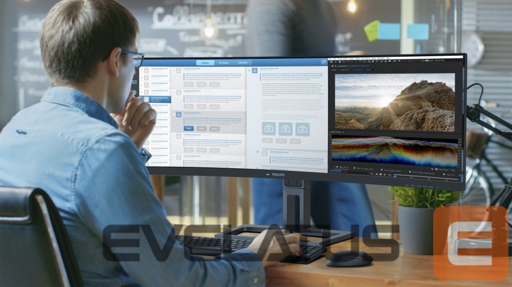 Monitors Mmd-monitors & displays PHILIPS 44.5inch 5120x1440 VA Curved Mon