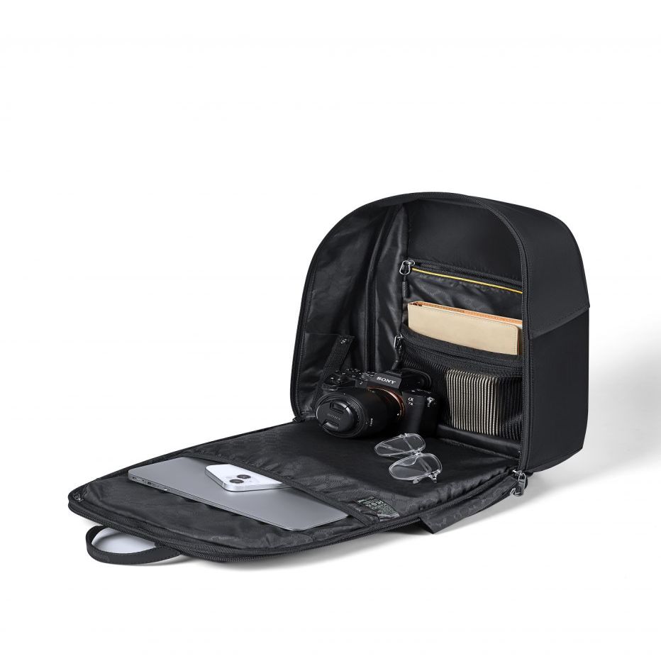 Seljakotid Divoom Cyber bag Premium Weather proof with Led Pixel Art Display & App Control Black