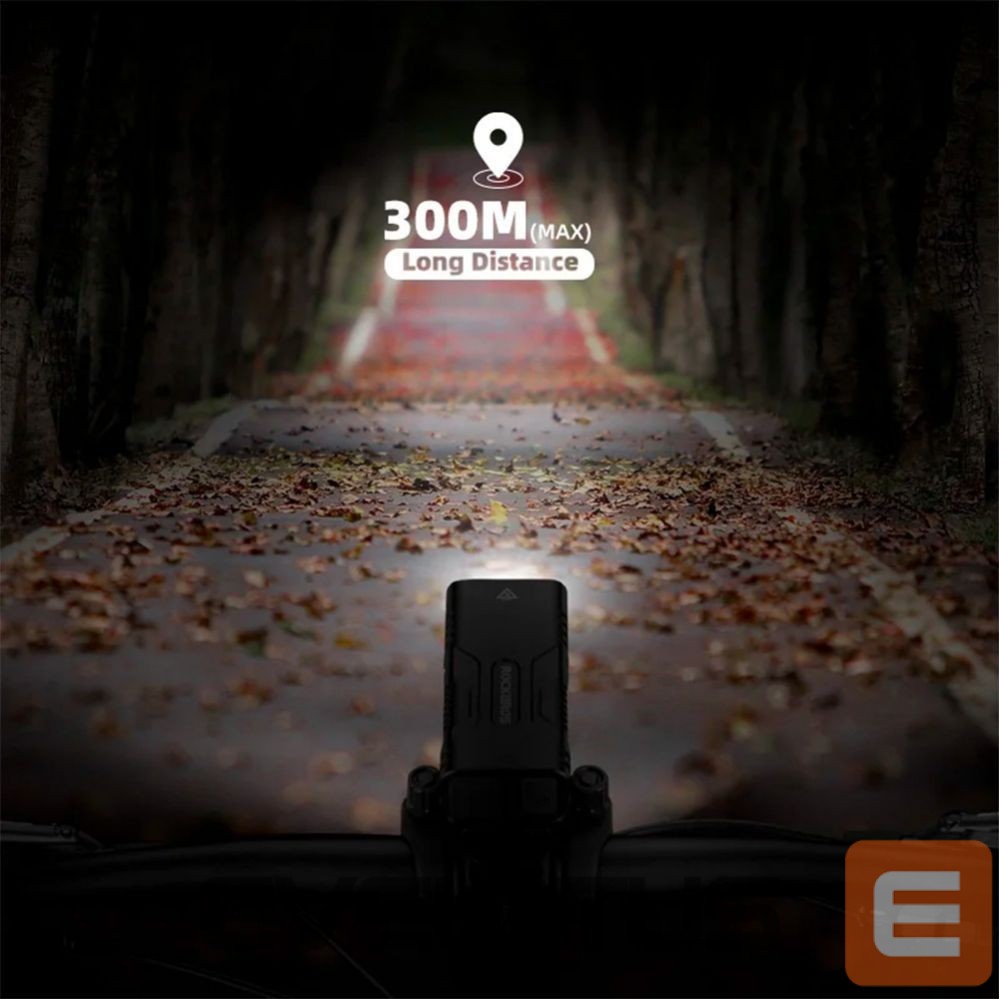 Bicycle accessory Rockbros Rockbros 24310002001 bicycle light 850 lm with powerbank function + USB-C - USB-A cable - black