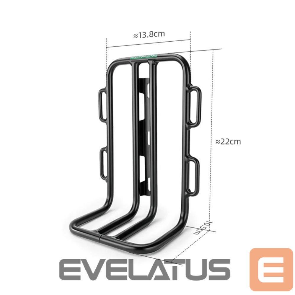 Jalgratta tarvik Rockbros Rockbros 33210010001 front bicycle shelf for bicycle fork - black