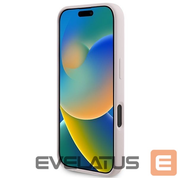 Tagakaaned Karl Lagerfeld Karl Lagerfeld Silicone Karl&Choupette Heads Ring MagSafe Case for iPhone 16 Plus - Pink