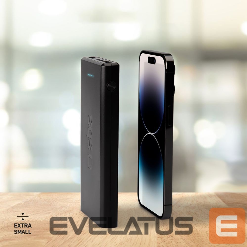 Väline aku SBS Powerbank SBS TTBB10000FASTPD20K 10000 mAh 20W with Power Delivery - black