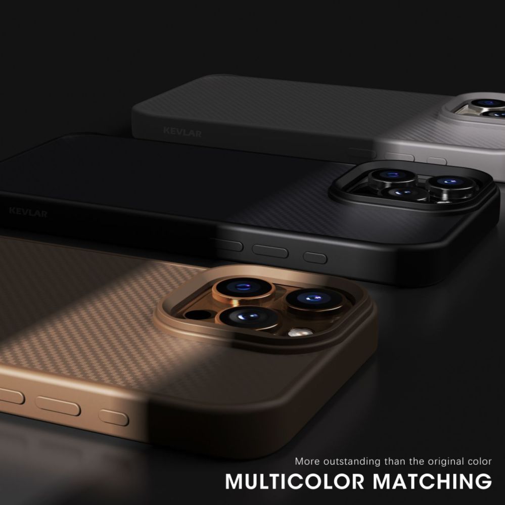 Tagakaaned Wozinsky Wozinsky Carbon Fiber Case with MagSafe for Samsung Galaxy S25+ - Brown