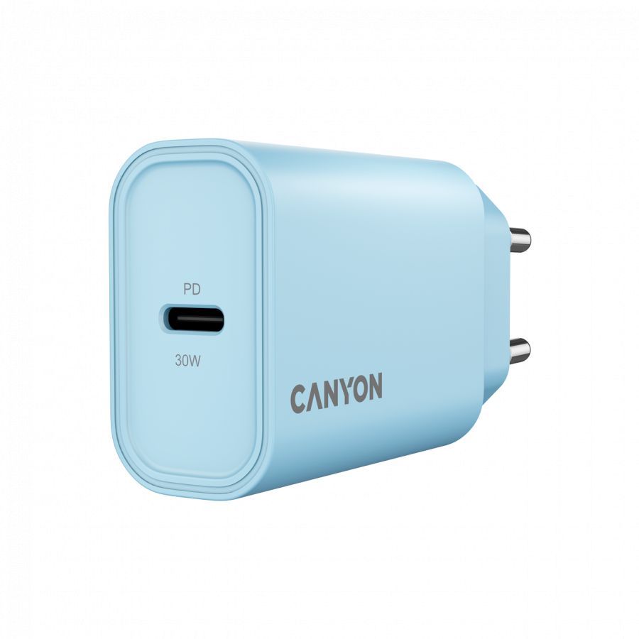 Adaptrid Canyon CANYON charger OnCharge 30CL Max Power 30W 1xPD EU Light Blue