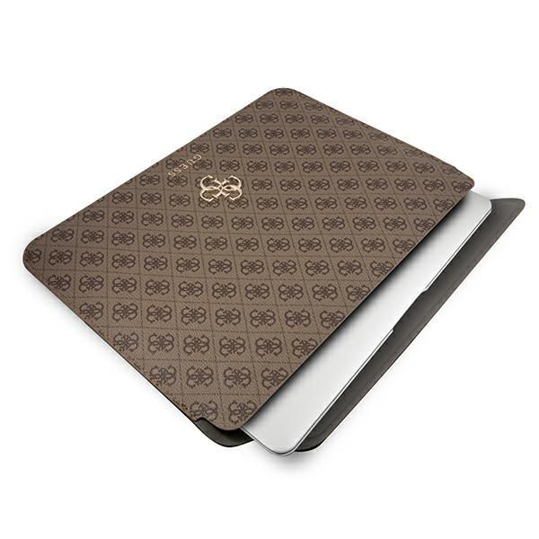 Somas un mugursomas Guess Guess 4G Big Logo case for a 13" laptop - brown