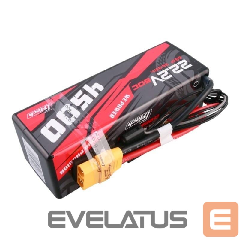 Server – muud tarvikud Gens ace Gens ace G-Tech 4500mAh 6S1P 22.2V 60C HardCase RC car Lipo Battery 14#