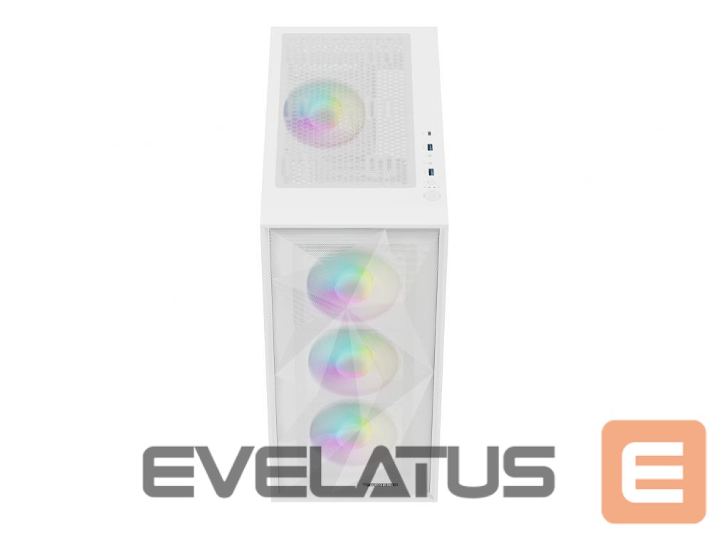 Computer components Natec NATEC Genesis PC Case Diaxid 605 white