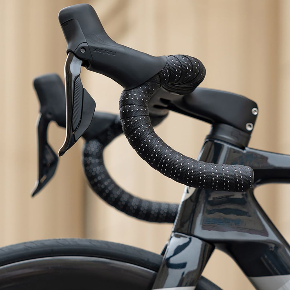 Jalgratta tarvik Rockbros Rockbros EVA Handlebar Tape "Shark" Pattern - Black