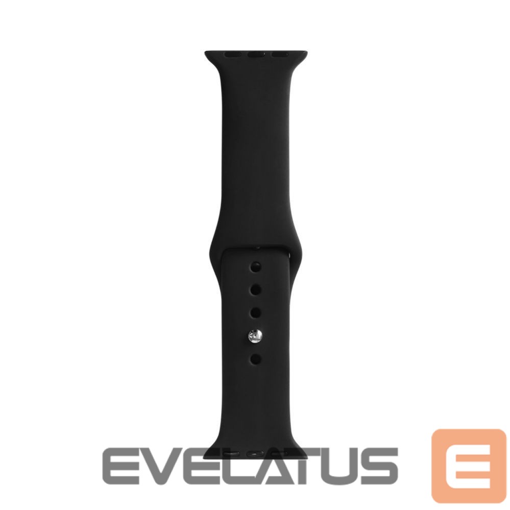 Strap Evelatus Apple Watch 38/40/41mm Silicone Loop Watch Straps (110mm S/M) Black