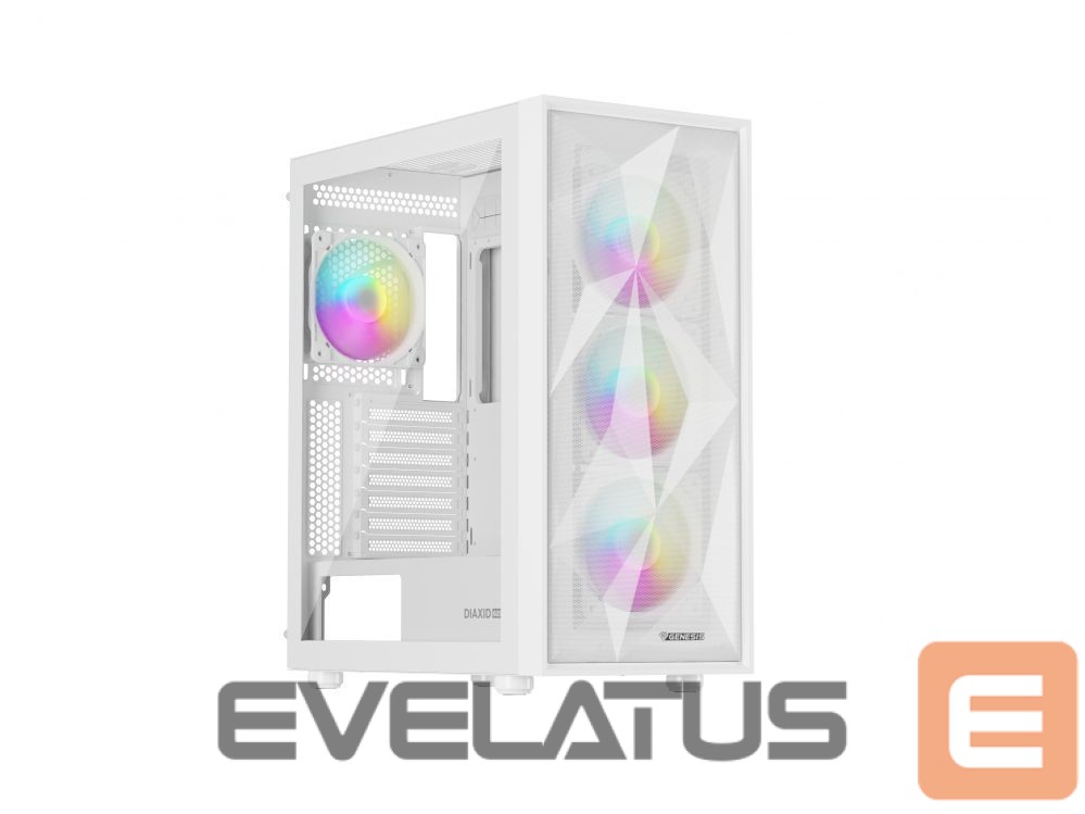 Computer components Natec NATEC Genesis PC Case Diaxid 605 white
