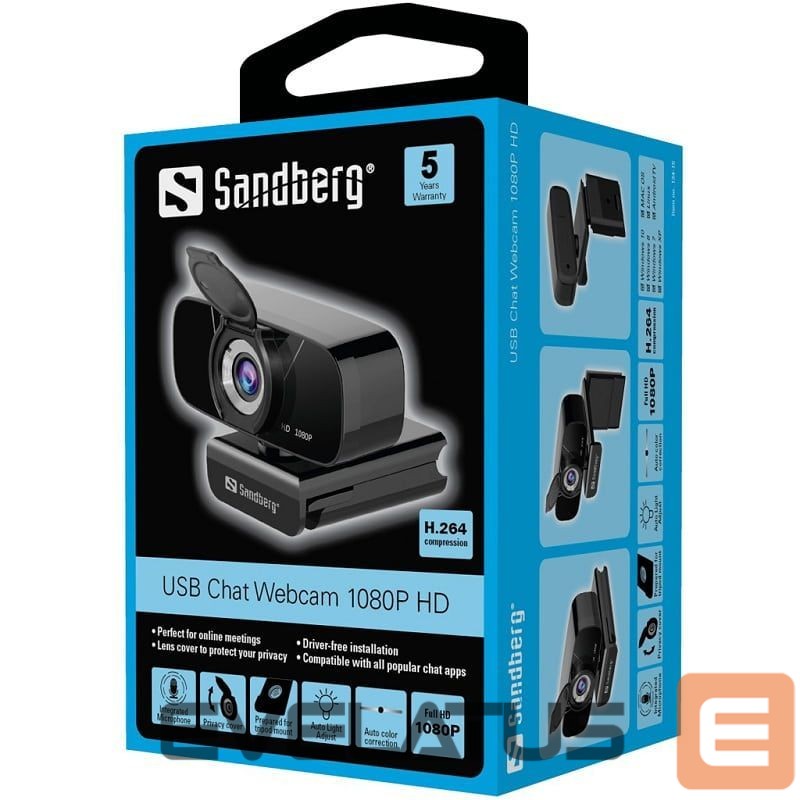 Webcam Sandberg 134-15 USB Chat Webcam 1080P HD
