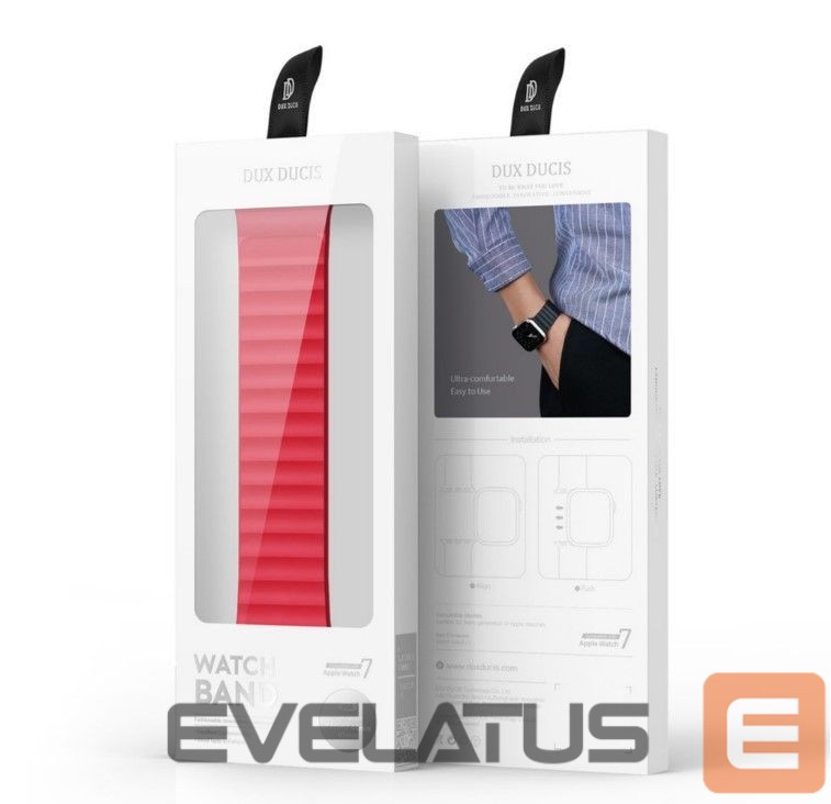 Rihm Dux Ducis Magnetic Strap Watch Strap 7/6/5/4/3/2 / SE (41/40 / 38mm) Magnetic Band Red