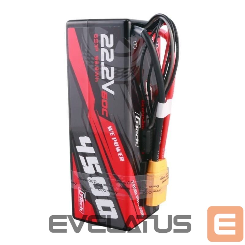 Server – muud tarvikud Gens ace Gens ace G-Tech 4500mAh 6S1P 22.2V 60C HardCase RC car Lipo Battery 14#