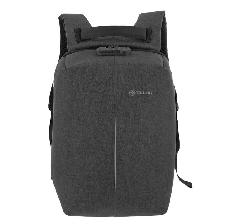 Seljakotid Tellur 15.6 Notebook Backpack Antitheft V2, USB port, Black
