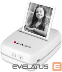 Printerid Agfaphoto  Realpix Pocket Printer white APOCPWH 