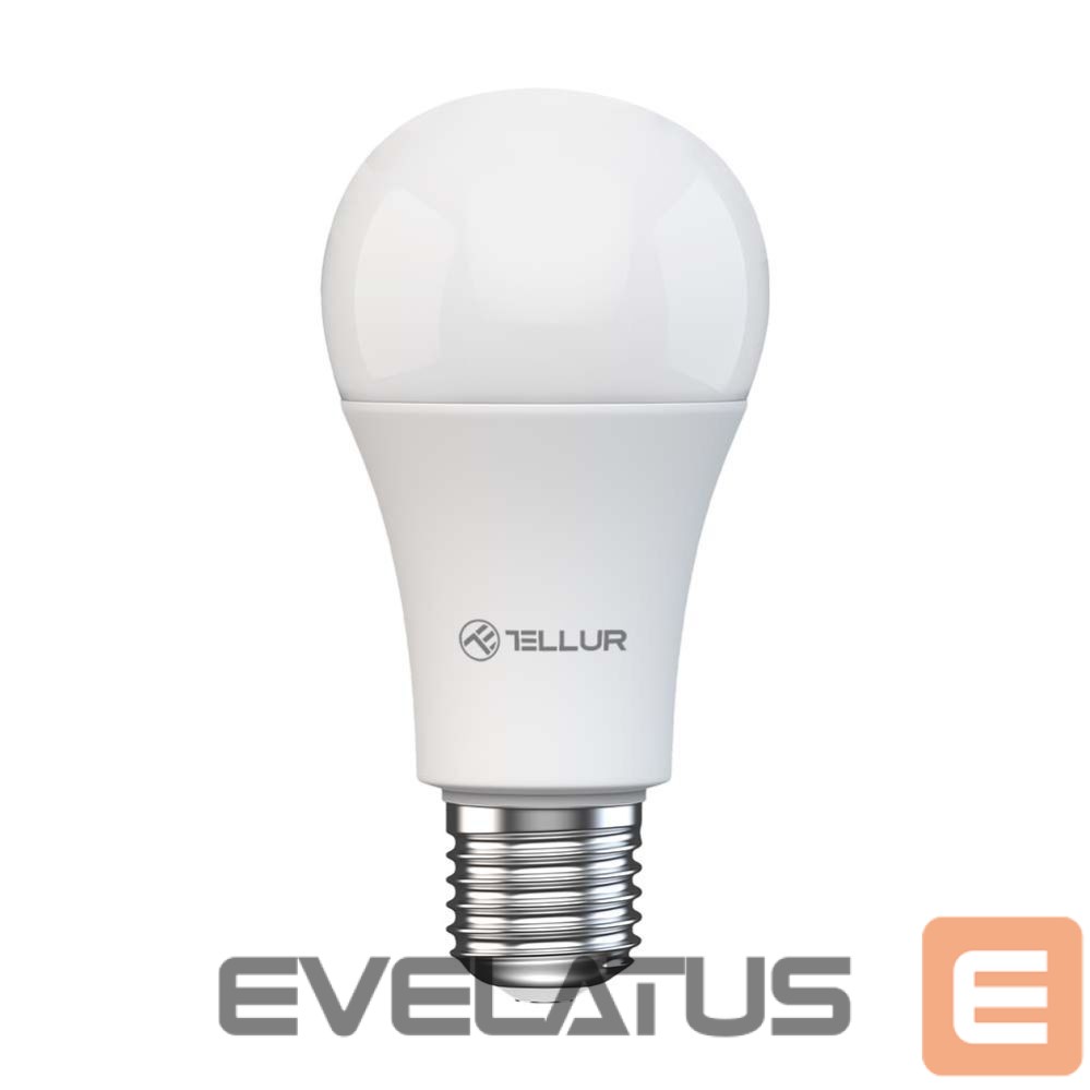 LED bulb Tellur Smart WiFi Bulb E27, 9W, White/Warm, Dimmer