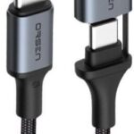 Muud kaubad Orsen  S8 2-IN-1 USB and Type-C 5A 1.5m black 