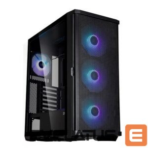 Datoru korpusi ZALMAN  Z10 Plus ATX Black ARGB Fan x4 