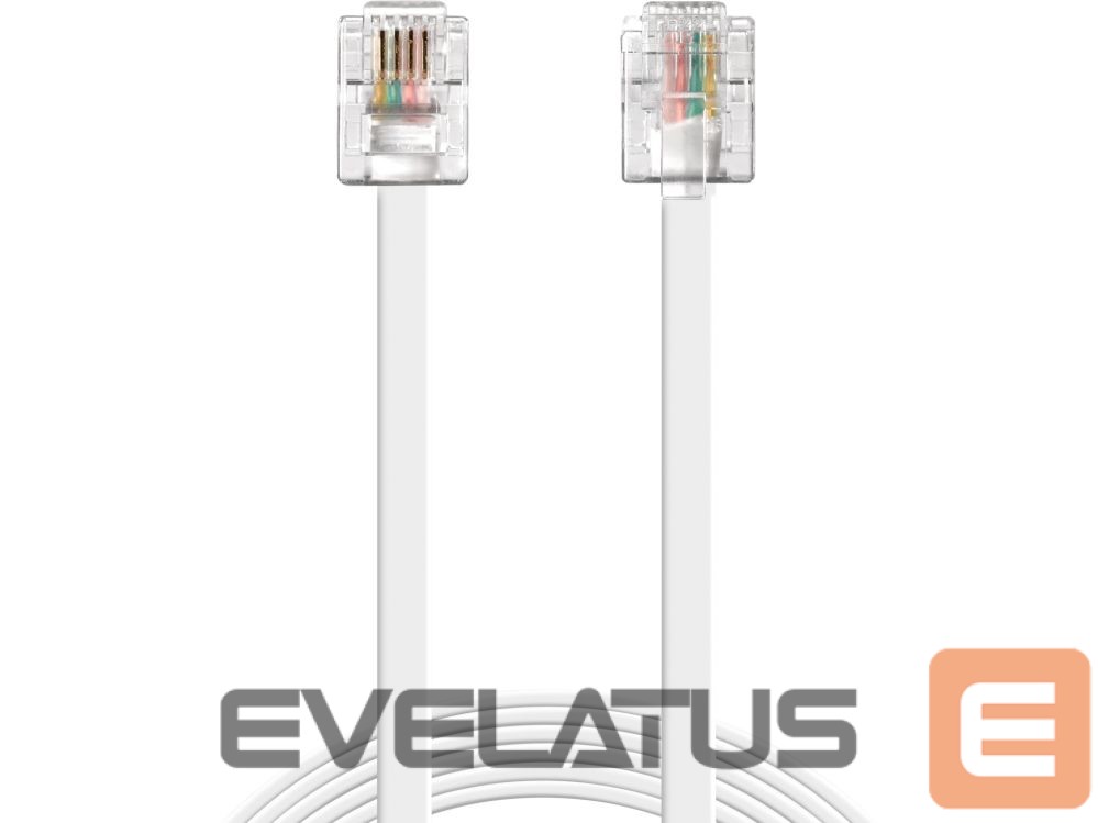 Kaabel Sandberg 500-60 Telephone RJ11-RJ11 1.8 m, 6P4C