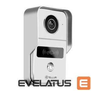 Consumer electronics Tellur  Smart WiFi Video DoorBell 1080P, Unlock function, Indoor chime, grey 