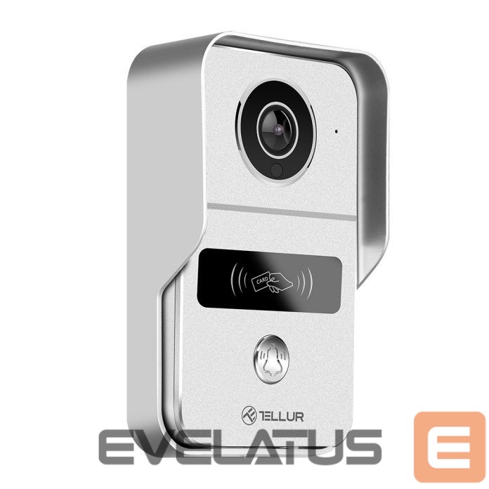 Consumer electronics Tellur Smart WiFi Video DoorBell 1080P, Unlock function, Indoor chime, grey
